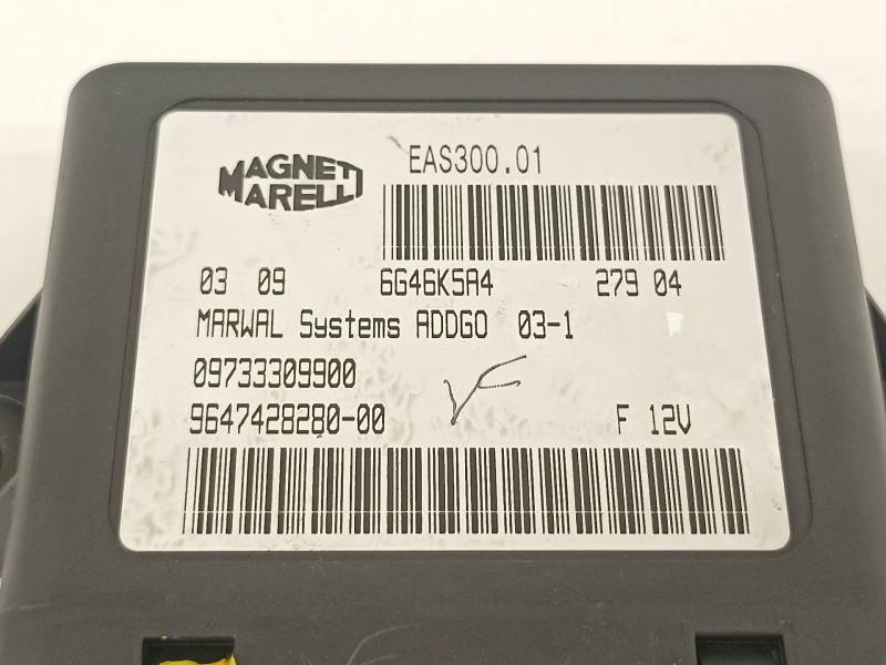 Recambio de centralita inmovilizador para citroën c5 berlina attraction referencia OEM IAM 9647428280  