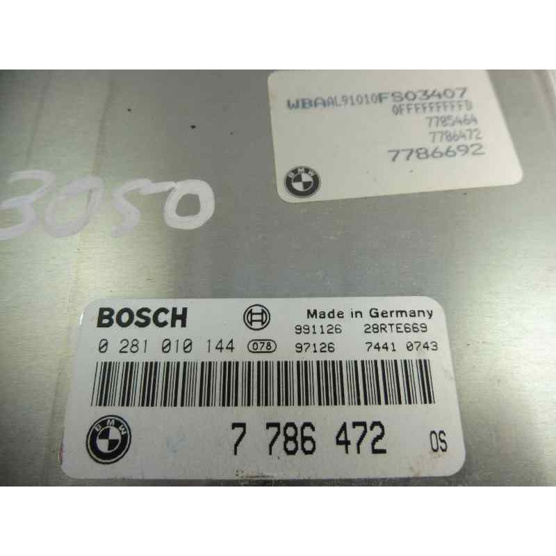 Recambio de centralita motor uce para bmw serie 3 berlina (e46) 330d referencia OEM IAM 13617786472 0281010144 7786692