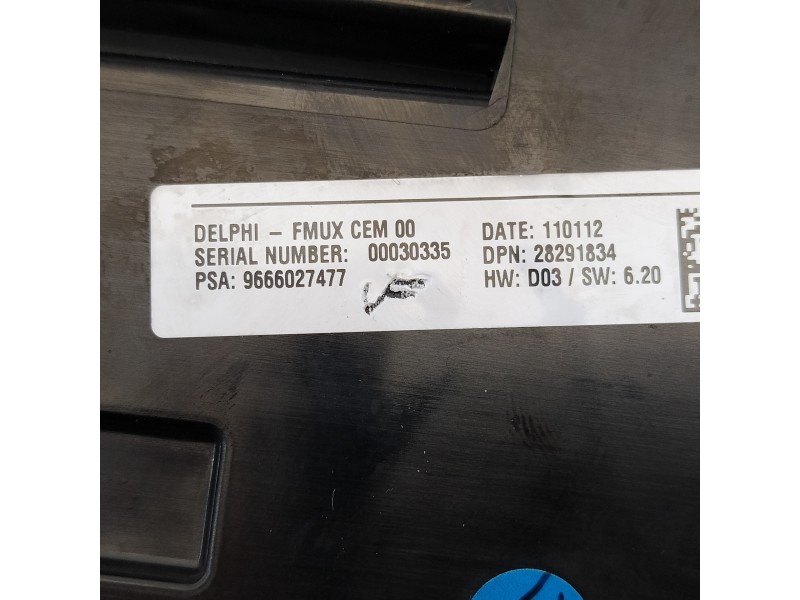 Recambio de mando climatizador para citroën c4 lim. business referencia OEM IAM 9666027477  