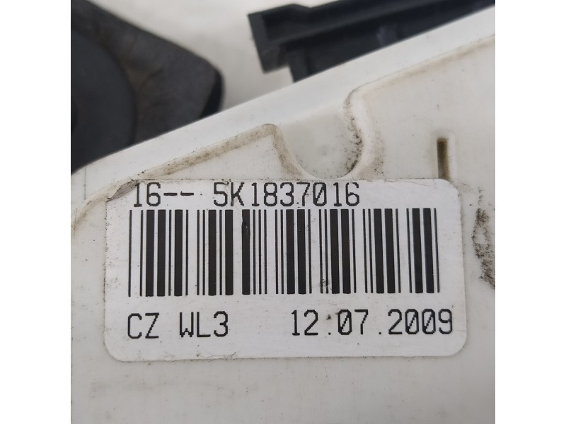 Recambio de cerradura puerta delantera derecha para volkswagen polo (6r1) advance referencia OEM IAM 5K1837016  