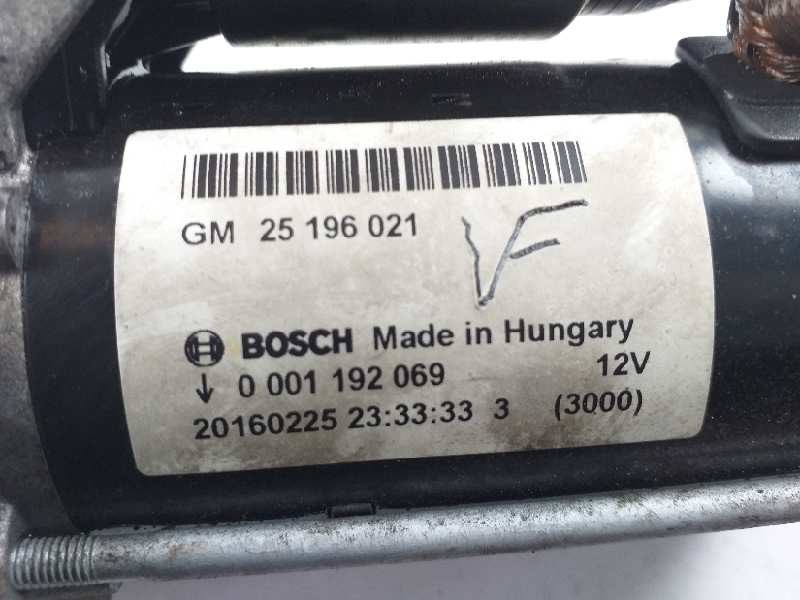 Recambio de motor arranque para opel corsa e business referencia OEM IAM 25196021 0001192069 