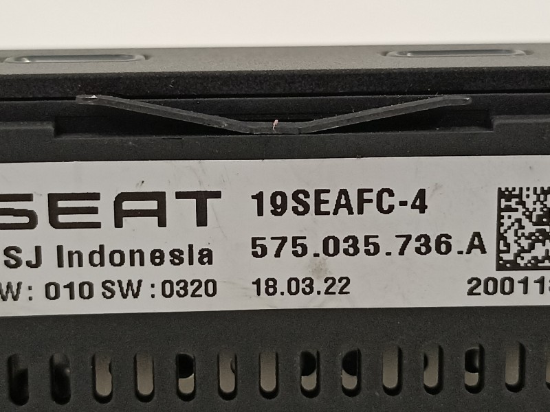 Recambio de modulo electronico para seat arona xperience referencia OEM IAM 575035736A  