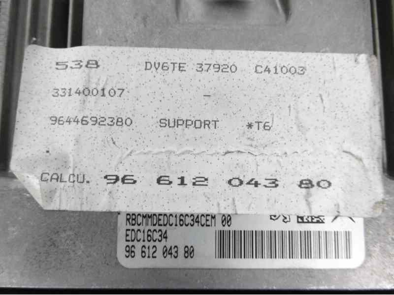 Recambio de centralita motor uce para peugeot 307 berlina (s2) x-line referencia OEM IAM 9661204380 9644692380 0281012985