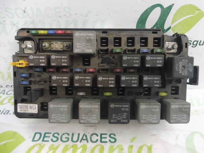 Recambio de caja reles / fusibles para ssangyong actyon 200 xdi referencia OEM IAM 07A17D AK61880076 