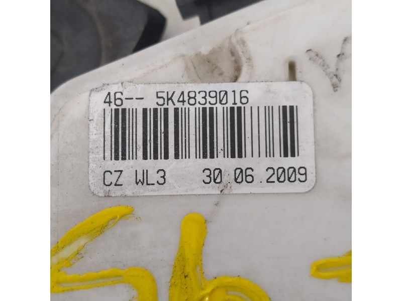 Recambio de cerradura puerta trasera derecha para volkswagen polo (6r1) advance referencia OEM IAM 5K4839016  