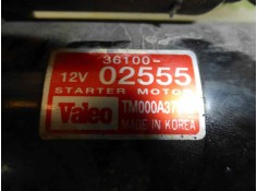 Recambio de motor arranque para kia picanto 1.1 lx referencia OEM IAM 3610002555 TM000A37001  2