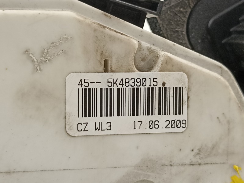 Recambio de cerradura puerta trasera izquierda para volkswagen polo (6r1) advance referencia OEM IAM 5K4839015  