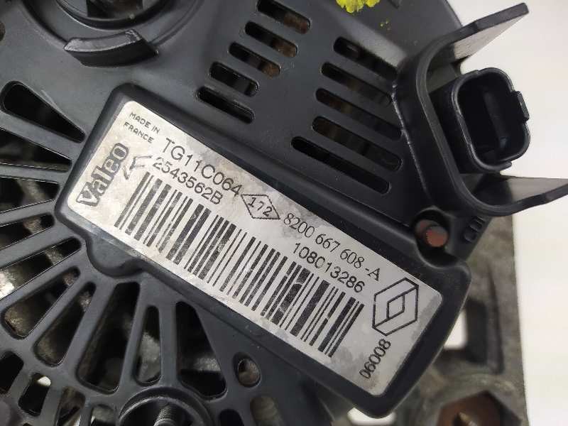 Recambio de alternador para renault kangoo furgón professional referencia OEM IAM 8200667608A 2543562B 108013286