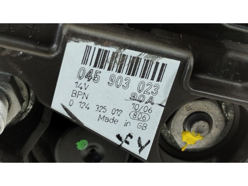 Recambio de alternador para seat ibiza (6l1) 1.4 tdi cat (bnm) referencia OEM IAM 045903023 0124325012 