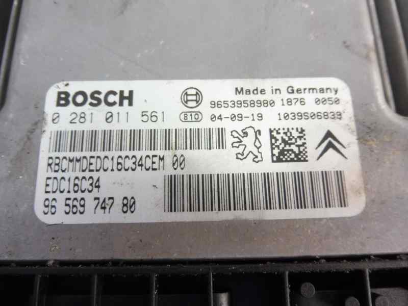 Recambio de centralita motor uce para citroën c5 berlina sx (e) referencia OEM IAM 9656974780 0281011561 