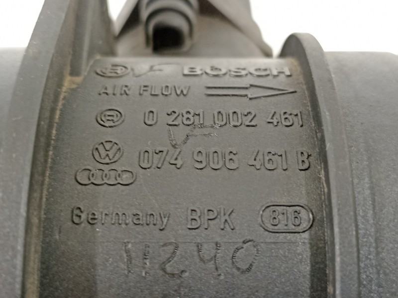 Recambio de caudalimetro para seat altea (5p1) reference referencia OEM IAM 074906461B  