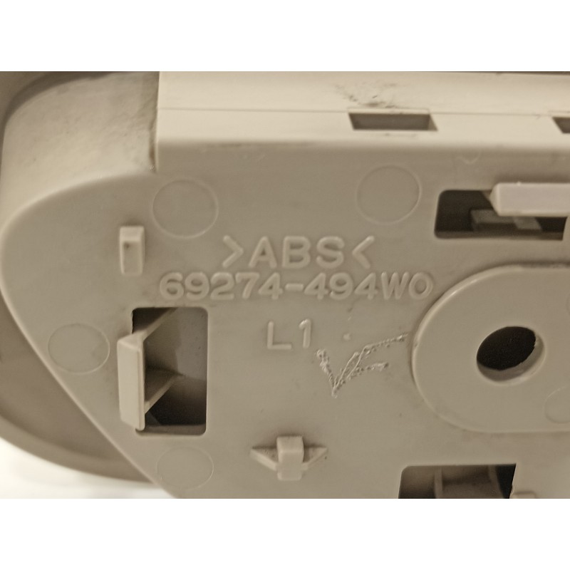 Recambio de maneta interior trasera izquierda para toyota land cruiser (j12) 3.0 d-4d gx referencia OEM IAM 69274494W0  