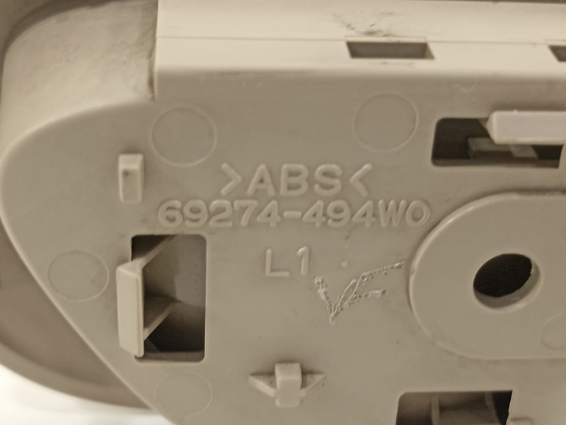 Recambio de maneta interior trasera izquierda para toyota land cruiser (j12) 3.0 d-4d gx referencia OEM IAM 69274494W0  