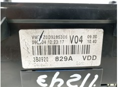 Recambio de cuadro instrumentos para volkswagen passat berlina (3b3) advance referencia OEM IAM 3B0920829A   2