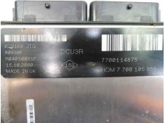 Recambio de centralita motor uce para renault clio ii fase i (b/cbo) 1.9 d referencia OEM IAM 7700114875   2