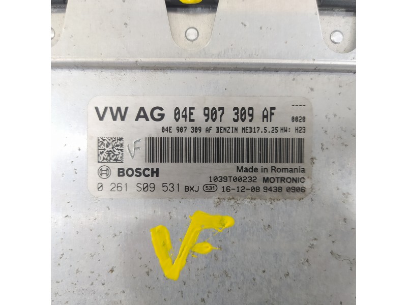 Recambio de centralita motor uce para seat ibiza (6p1) reference plus referencia OEM IAM 04E907309AF 0261S09531 