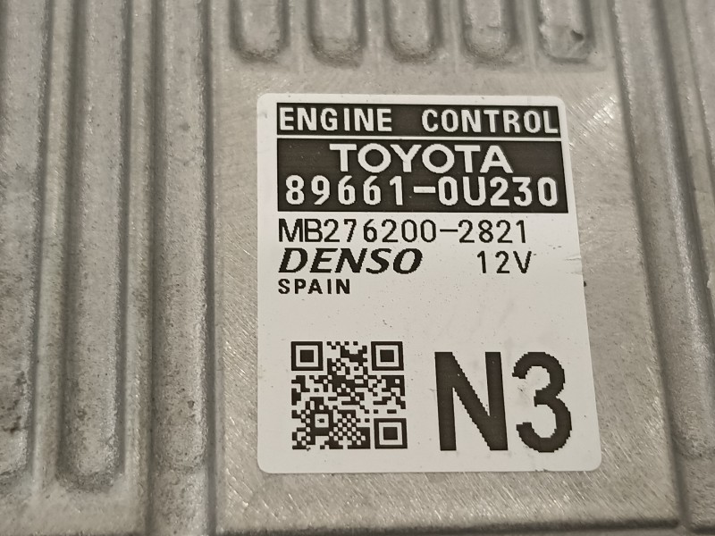 Recambio de centralita motor uce para toyota yaris hsd active referencia OEM IAM 896610U230 MB2762002821 