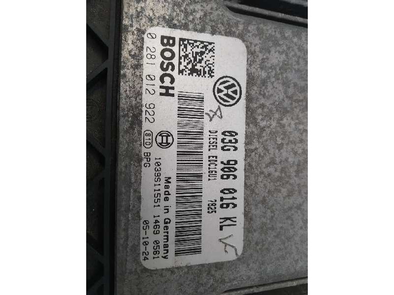 Recambio de centralita motor uce para seat altea (5p1) reference referencia OEM IAM 03G906016KL 0281012922 