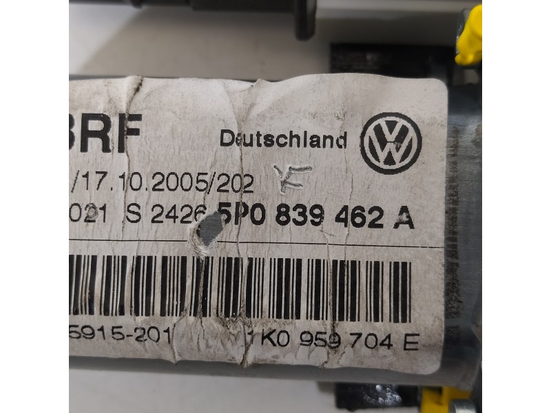 Recambio de motor elevalunas trasero derecho para seat altea (5p1) reference referencia OEM IAM 5P0839462A 1K0959704E 