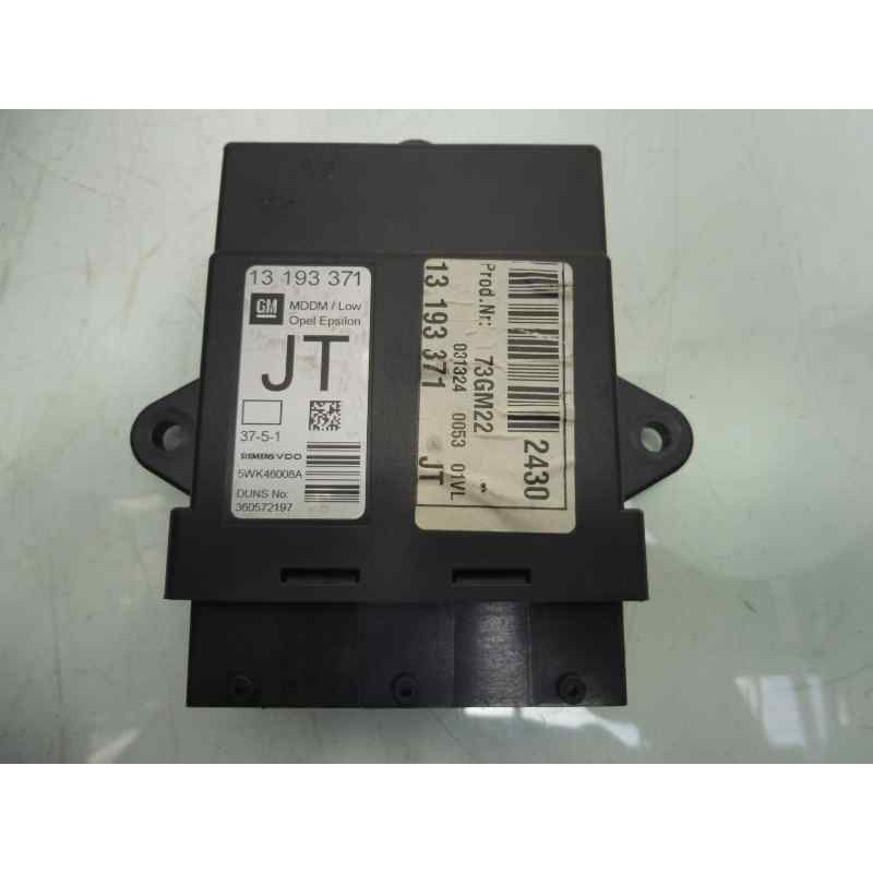 Recambio de modulo confort para opel vectra c berlina elegance referencia OEM IAM 13193371JT  