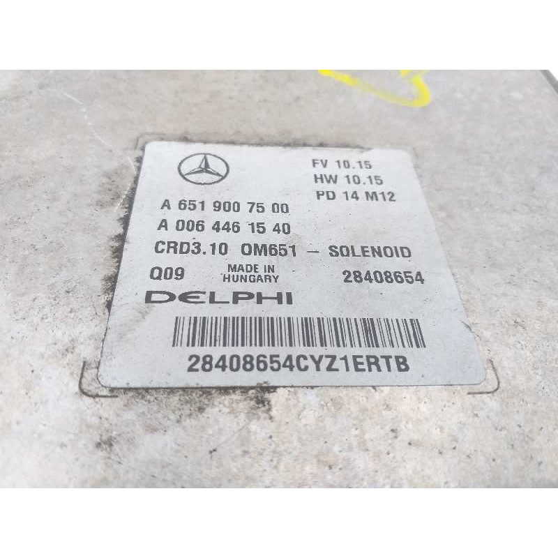 Recambio de centralita motor uce para mercedes-benz clase c (w204) coupe c 250 cdi blueefficiency (204.303) referencia OEM IAM A