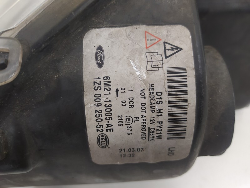 Recambio de faro derecho para ford s-max (ca1) titanium referencia OEM IAM 6M2113005AE  