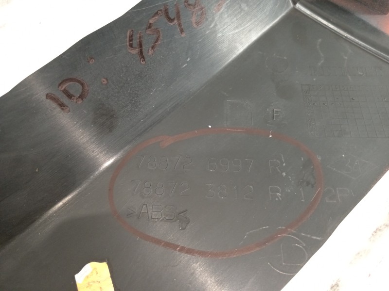 Recambio de faldon lateral para renault twizy cargo referencia OEM IAM 788723977R 788726997R 788723812R