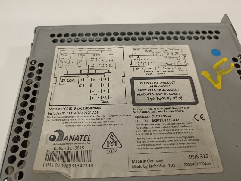 Recambio de sistema navegacion gps para volkswagen jetta (1k2) 2.0 tdi referencia OEM IAM 3C0035279H  