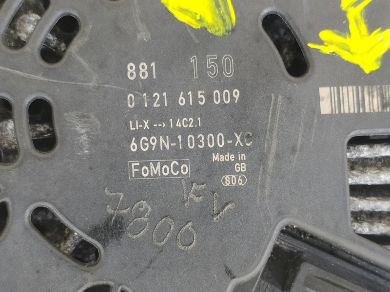 Recambio de alternador para ford s-max (ca1) limited edition referencia OEM IAM 6G9N10300XC  