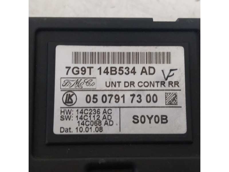 Recambio de modulo electronico para ford s-max (ca1) limited edition referencia OEM IAM 7G9T14B534AD  