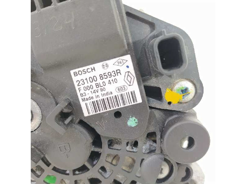 Recambio de alternador para renault clio iv dynamique referencia OEM IAM 231008593R  