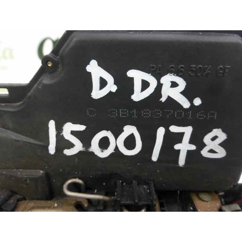 Recambio de cerradura puerta delantera derecha para skoda octavia berlina (1u2) 1.9 tdi slx referencia OEM IAM 3B1837016A  