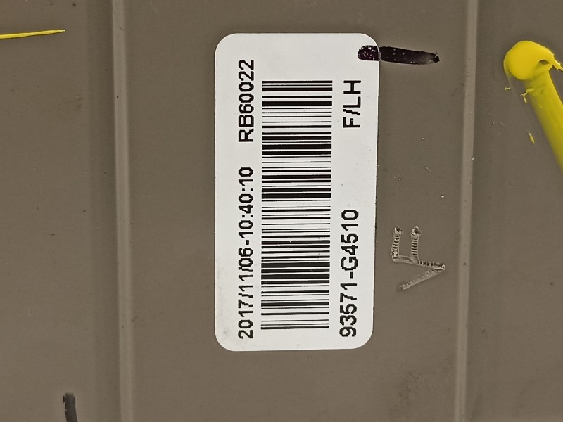 Recambio de mando elevalunas delantero izquierdo para hyundai i30 (pd) n performance referencia OEM IAM 93571G4510  