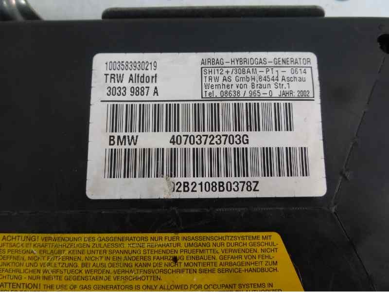 Recambio de airbag lateral trasero izquierdo para bmw serie 3 berlina (e46) 330d referencia OEM IAM 40703723703G 30339887A 