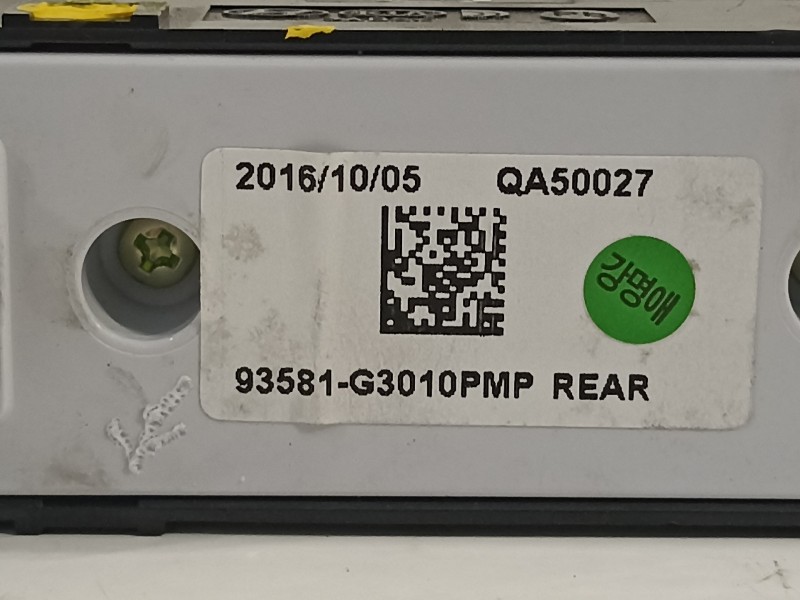 Recambio de mando elevalunas trasero derecho para hyundai i30 (pd) n performance referencia OEM IAM 93581G3010  