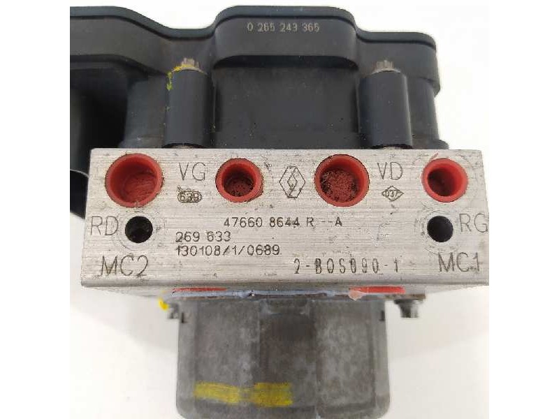 Recambio de abs para renault clio iv dynamique referencia OEM IAM 476608644R 2265106455 0265956035