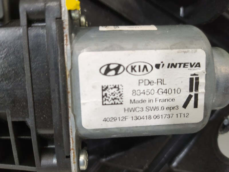 Recambio de elevalunas trasero izquierdo para hyundai i30 (pd) n performance referencia OEM IAM 83470G4220 83450G4010 