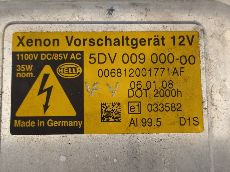 Recambio de centralita faros xenon para ford s-max (ca1) limited edition referencia OEM IAM 5DV009000  