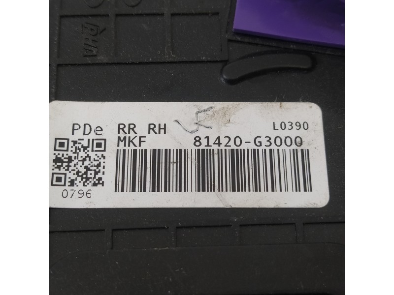 Recambio de cerradura puerta trasera derecha para hyundai i30 (pd) n performance referencia OEM IAM 81420G3000  