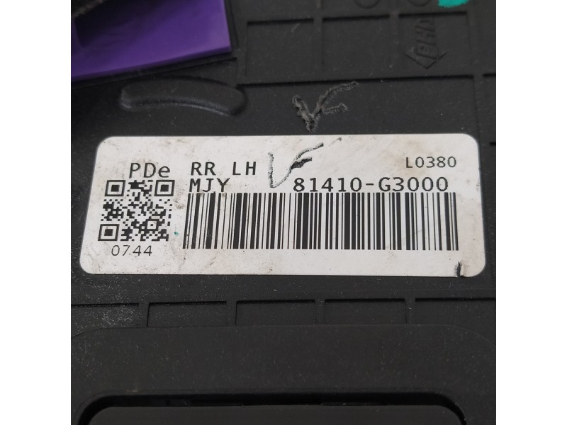 Recambio de cerradura puerta trasera izquierda para hyundai i30 (pd) n performance referencia OEM IAM 81410G3000  