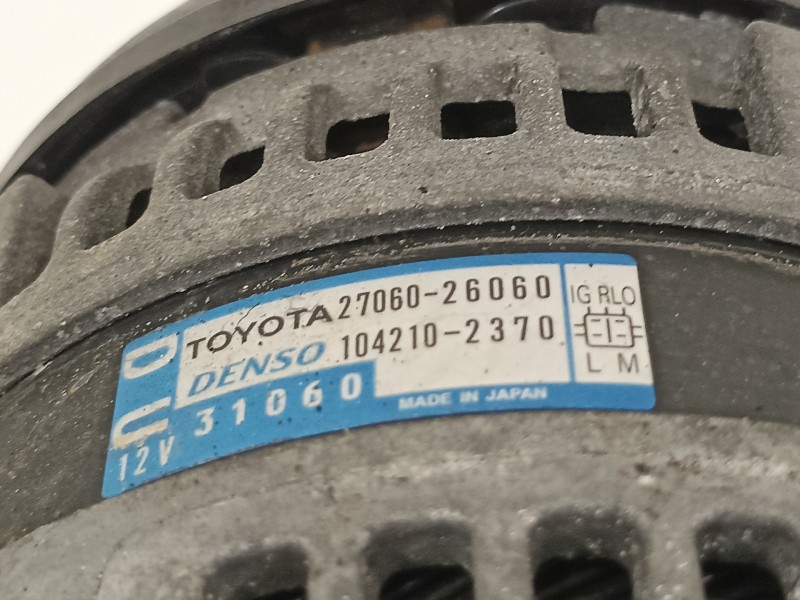 Recambio de alternador para toyota rav 4 (a3) active referencia OEM IAM 2706026060 1042102370 