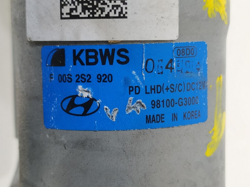 Recambio de motor limpia delantero para hyundai i30 (pd) n performance referencia OEM IAM 98100G3000  