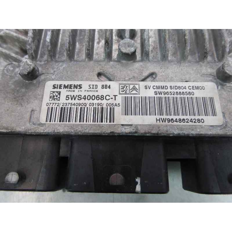 Recambio de centralita motor uce para citroën c3 1.4 hdi vivace referencia OEM IAM 9648624280 5WS40068C 9652888580