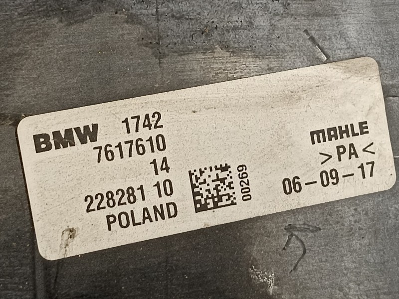 Recambio de electroventilador para bmw mini clubmancooper sd sd clubman referencia OEM IAM 7636071 17427617610 16463572