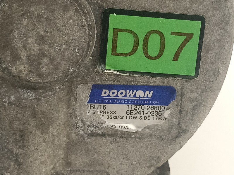 Recambio de compresor aire acondicionado para kia cerato referencia OEM IAM 1127028800 6SBU16 
