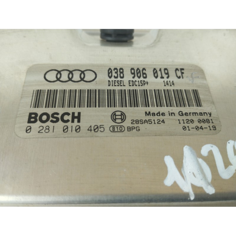 Recambio de centralita motor uce para audi a6 berlina (4b2) 1.9 tdi referencia OEM IAM 038906019CF 0281010405 
