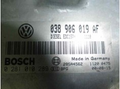 Recambio de centralita motor uce para skoda fabia (6y2/6y3) comfort referencia OEM IAM 038906019AF 0281010289  2