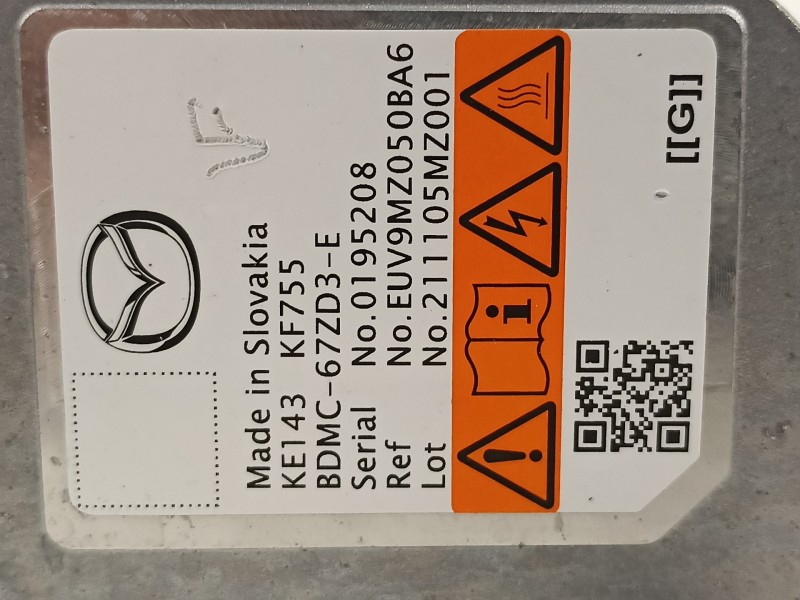 Recambio de modulo electronico para mazda cx-30 zenith referencia OEM IAM BDMC67ZD3E KE143KF755 KE143KF755