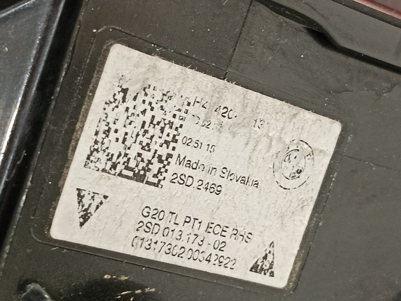 Recambio de piloto trasero derecho para bmw serie 3 berlina (g20) 318d referencia OEM IAM   