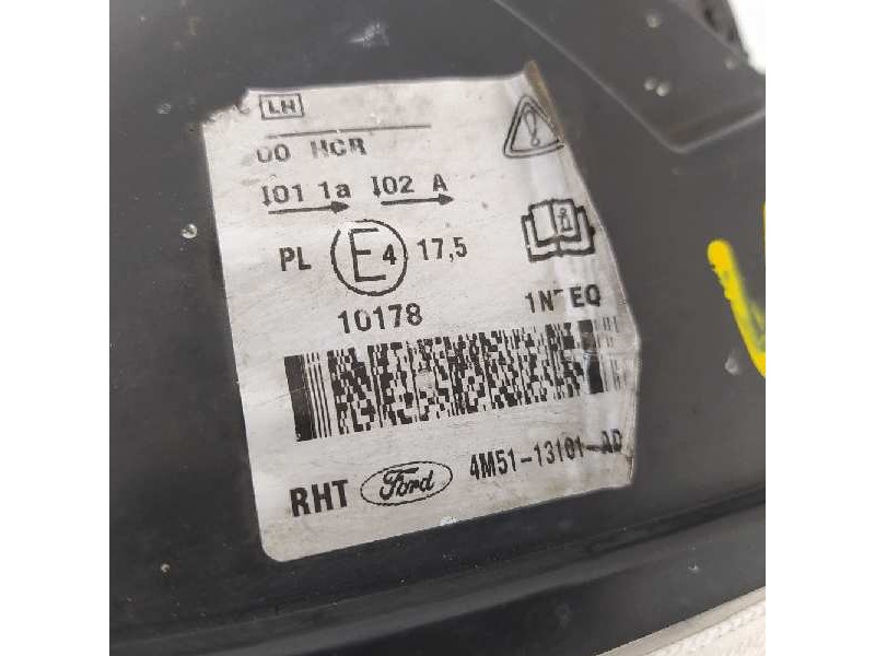 Recambio de faro izquierdo para ford focus berlina (cap) trend referencia OEM IAM 4M5113101AD  